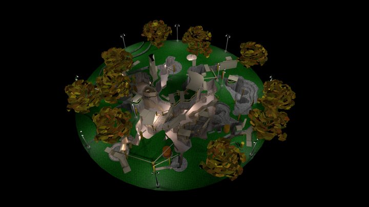 October_hextile_base_1 3D Model