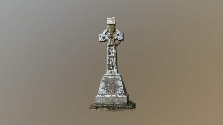 Celtic Cross 3D Model