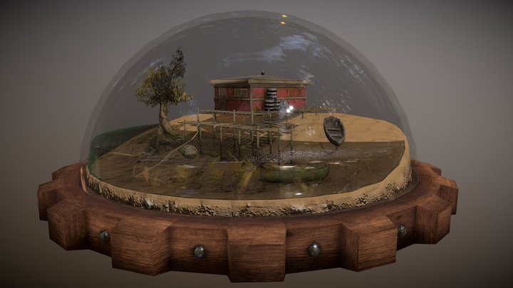 snowball - La cabane du pêcheur 3D Model