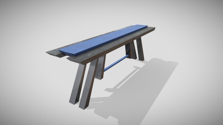 bar table 3D Model