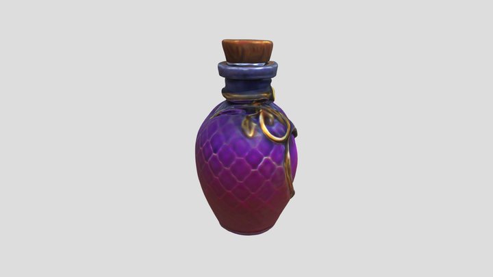 Love Elixir Bottle 3D Model