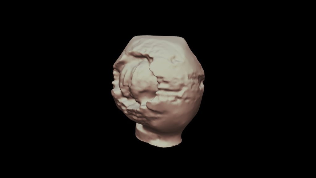 Scan - Cracked Spere — Sketchfab embed 3D viewer