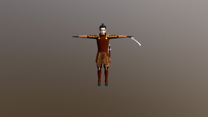 Samurai 3D Model