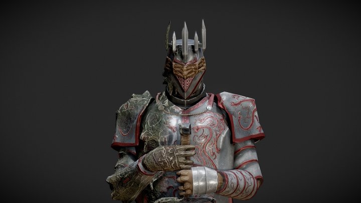 Corruped King (highpoly) 3D Model