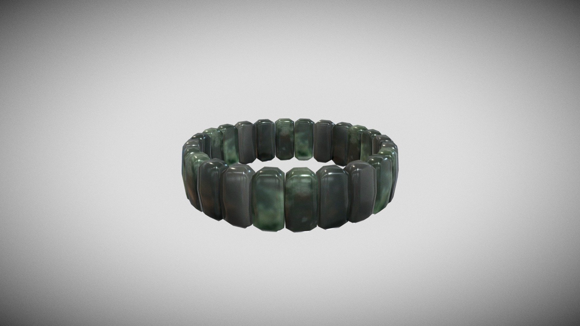 NATURAL MOSS AGATE BRACELET