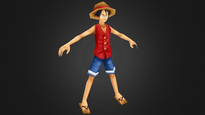 Luffy One Piece 3D Model