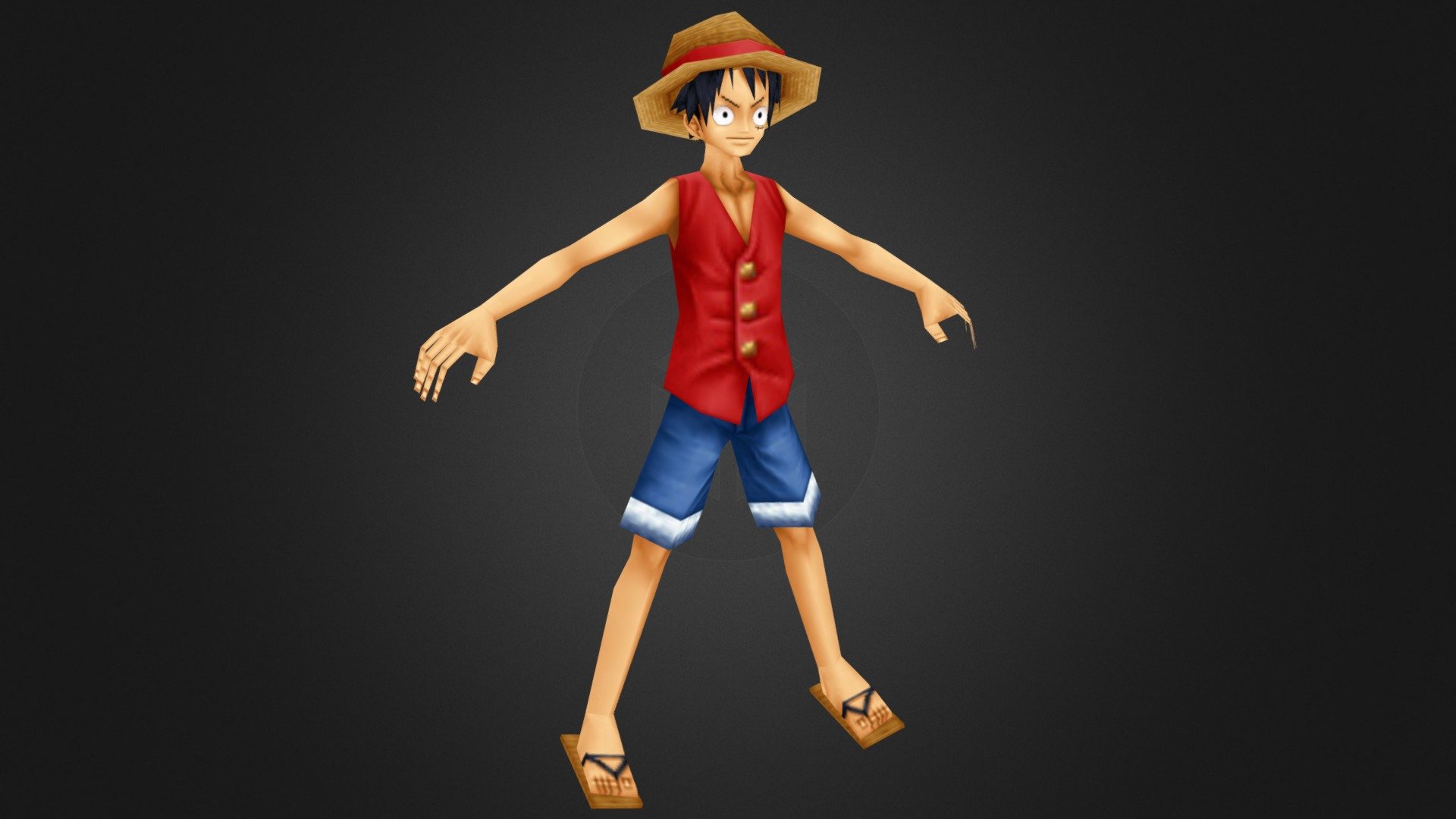 Luffy One Piece Download Free 3d Model By Anman Anman