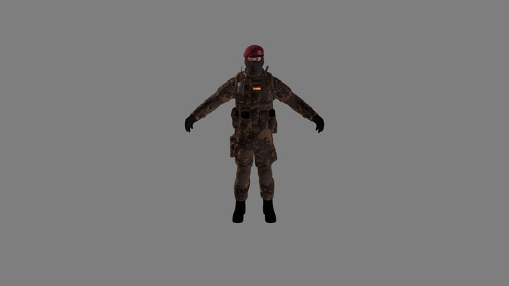 Kommando Spezialkräfte 3D Model
