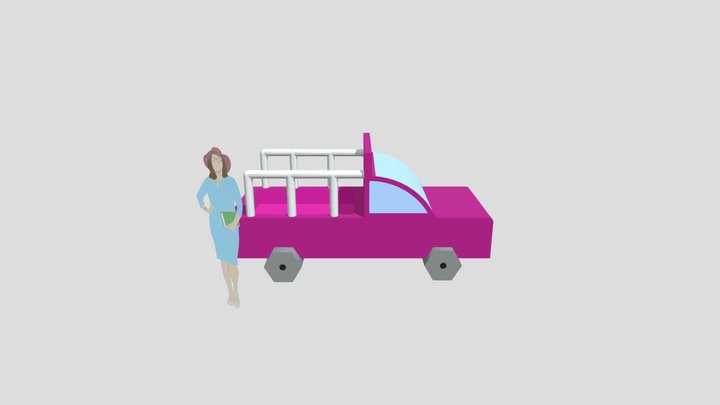 sketcfab araba 3D Model
