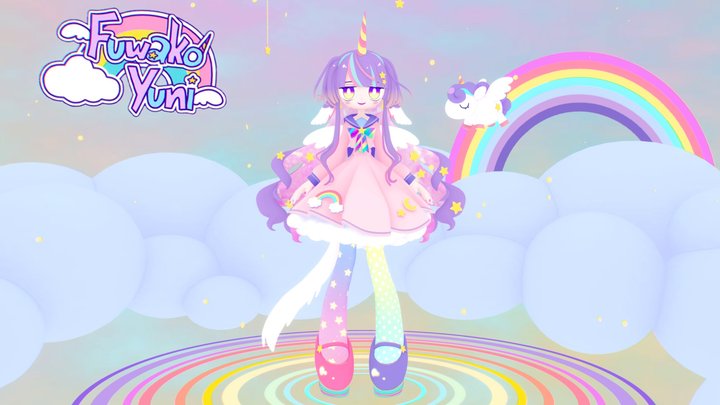 🌈~ Fuwako Yuni ~ 🦄 3D Model
