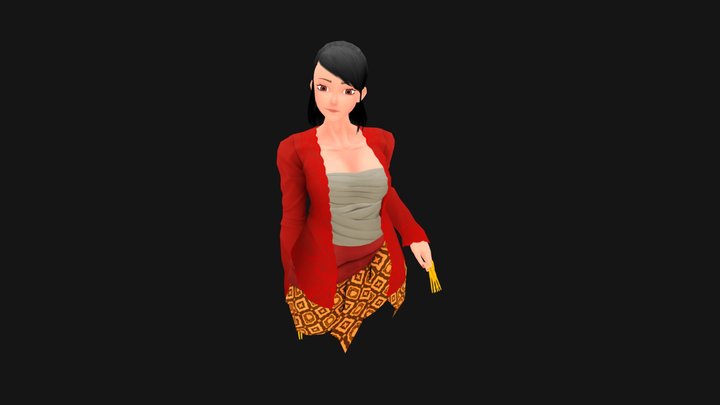 Kinanthi - Original Character 3D Model