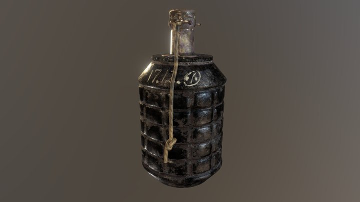 Grenade Type 97 3D Model