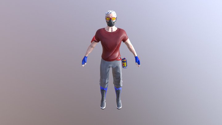 Soldier 76 (Jogging) 3D Model