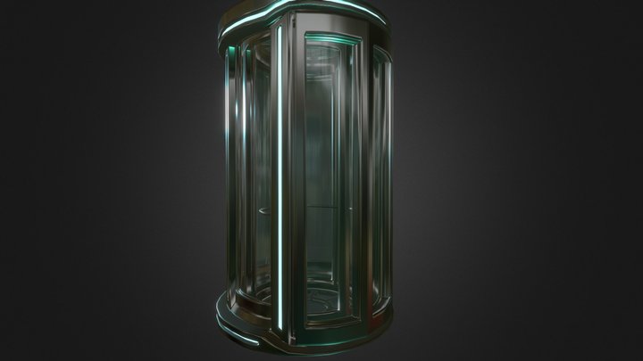 Sci-fi Elevator 3D Model