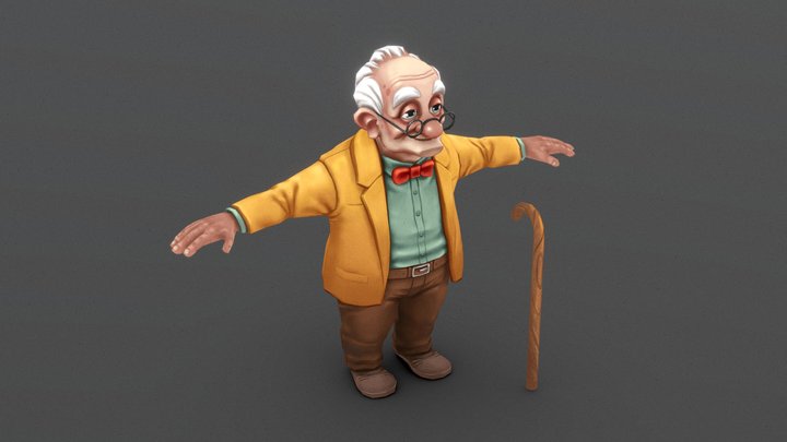 The Character of the Lawyer 3D Model