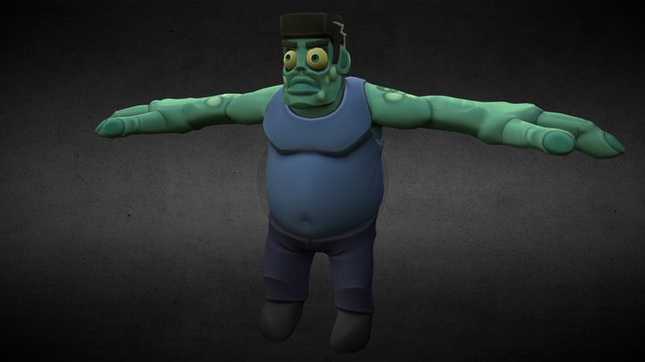 Fat Zombie2 3D Model