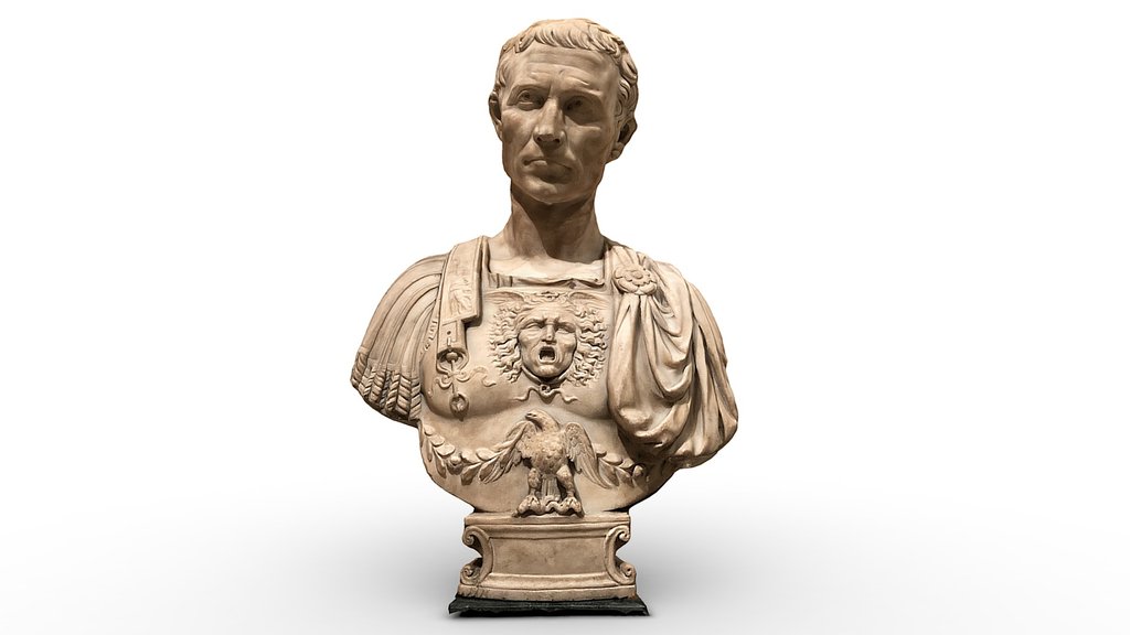 Julius Caesar marble bust