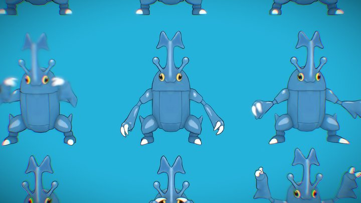 Heracross – Free 3D Model STL