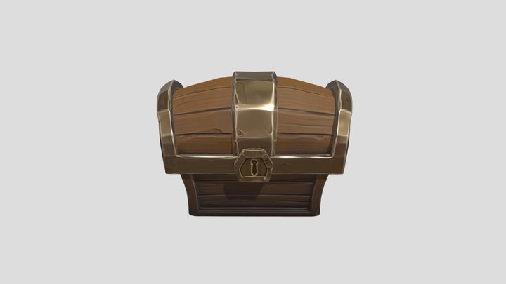 Treasure Chest 3D Model