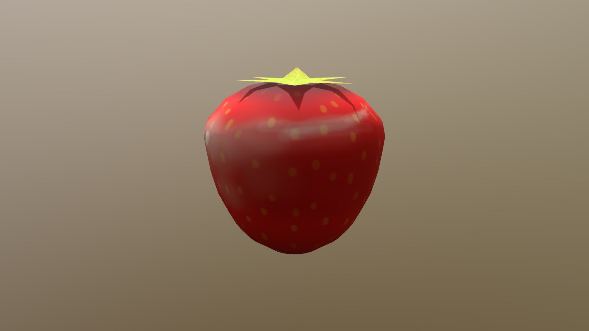 Strawberry - Download Free 3D model by Mohammed A (@modo20124) [9956de4 ...