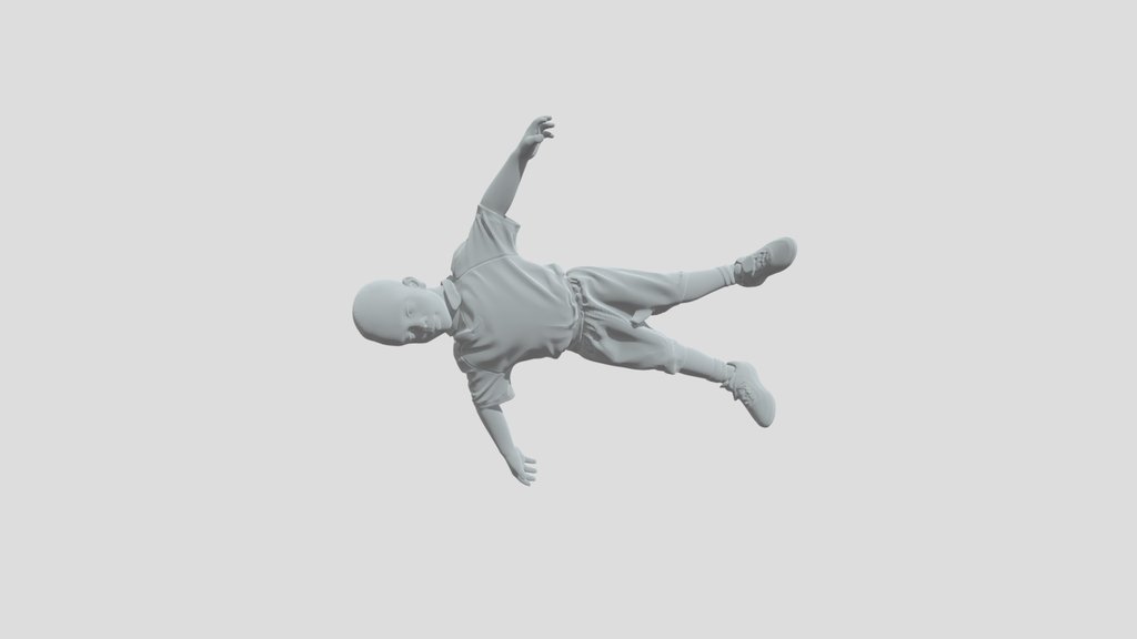 Toddler in clothes