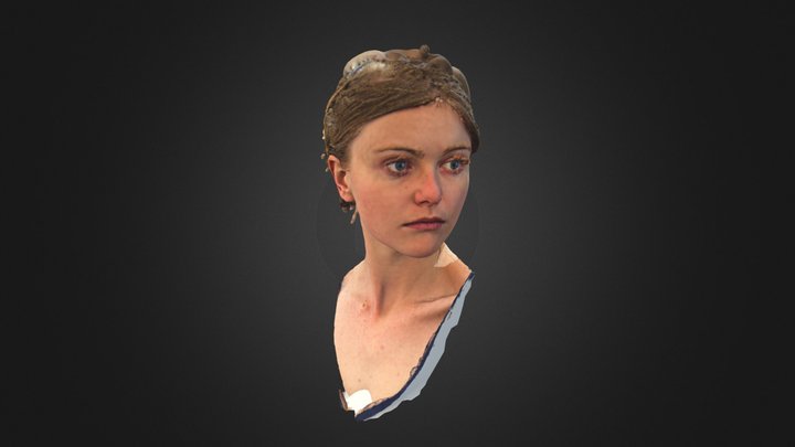 Head Female 3D Model