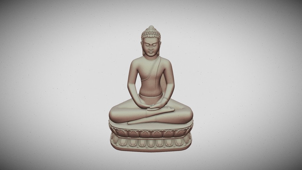 Khmer Buddha in Meditation