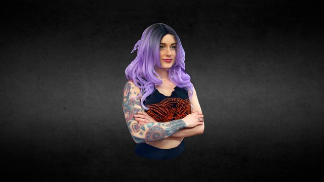Heroes of Tattoo - Olivia Granger 3D Model