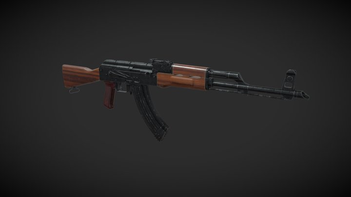 AKM  -  AK47 3D Model