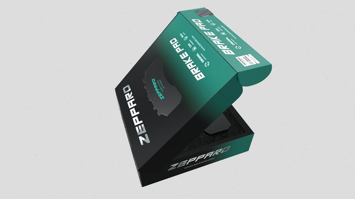 BRAKE PAD BOX V2.0 3D Model