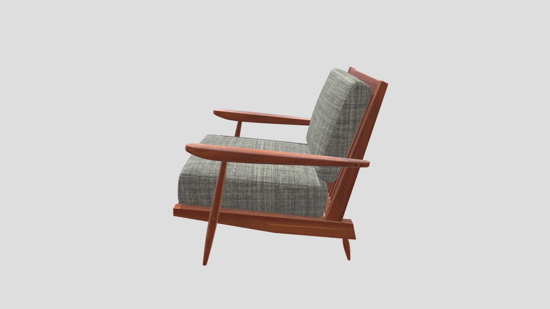 Nakashima Cushion Chairs 3D model by Agnies Leo Sugiharta