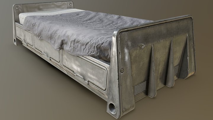 Fallout 3 - Vault Bed - Mod Remake 3D Model