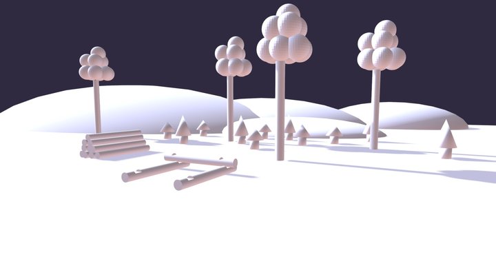 Course Work: Model with Primitives 3D Model