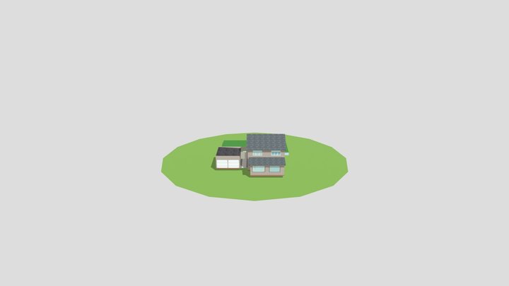 upstairs bathroom small 3D Model