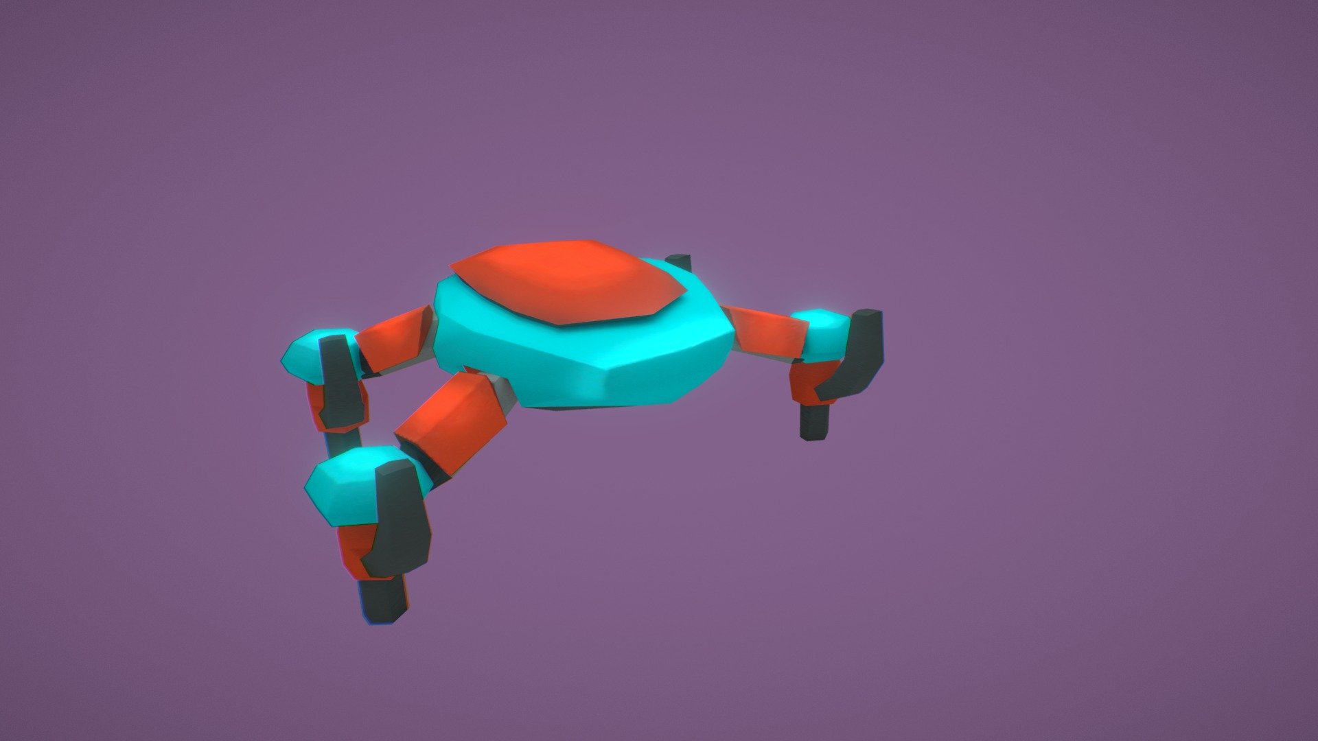 SciFi Drone - Low Poly