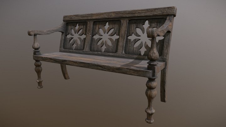 Bench 3D Model