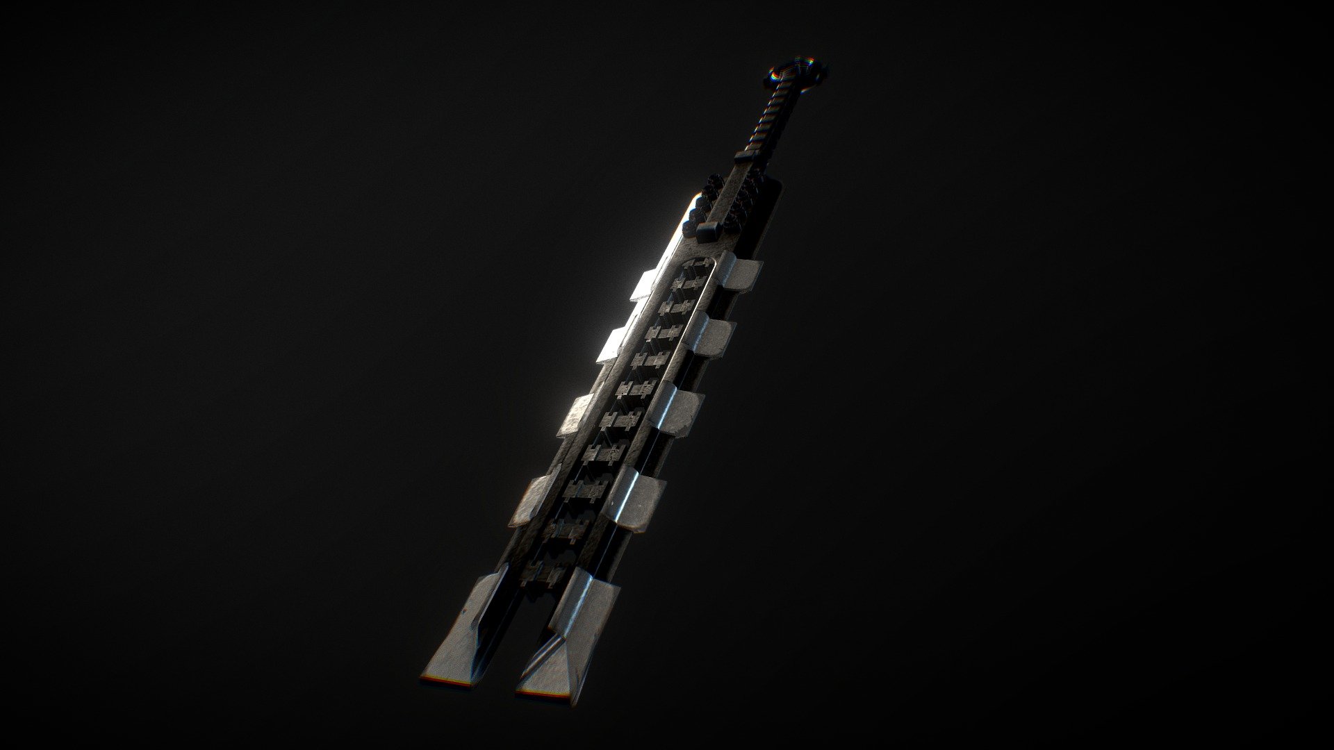 "SHARK TOOTH" SWORD - Download Free 3D model by Midé (@Olumide