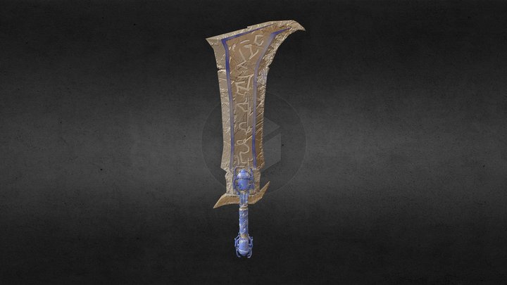 Scarab Sword 3D Model