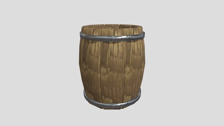 Low-Poly Barrel