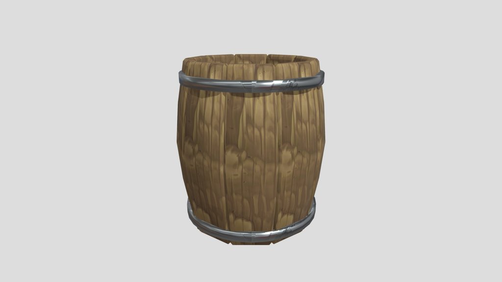 Low-Poly Barrel