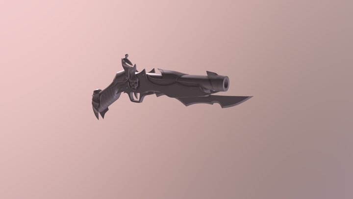 Luthor Harkon's Pistol 3D Model