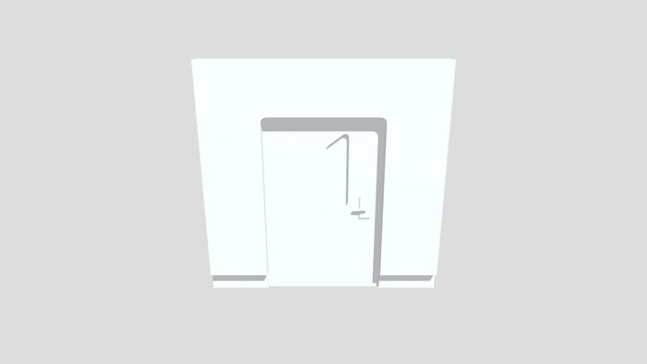Simple Sci-fi Door 3D Model