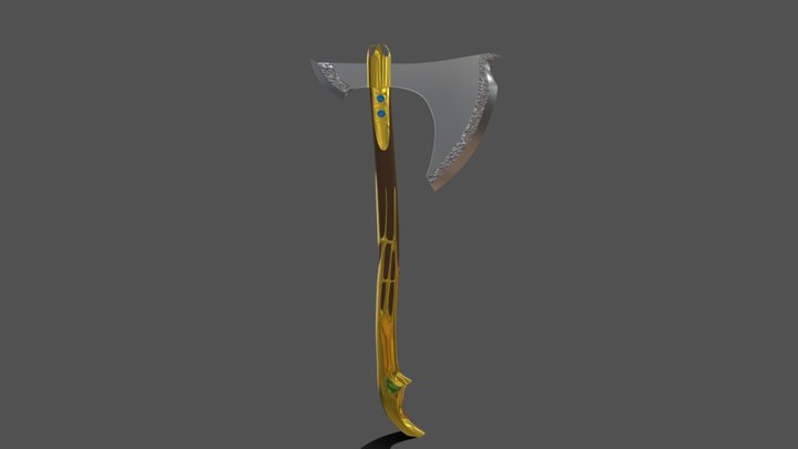 Leviathan Axe 3D Model