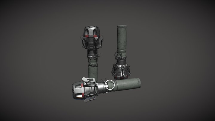 Hand Grenade 3D Model