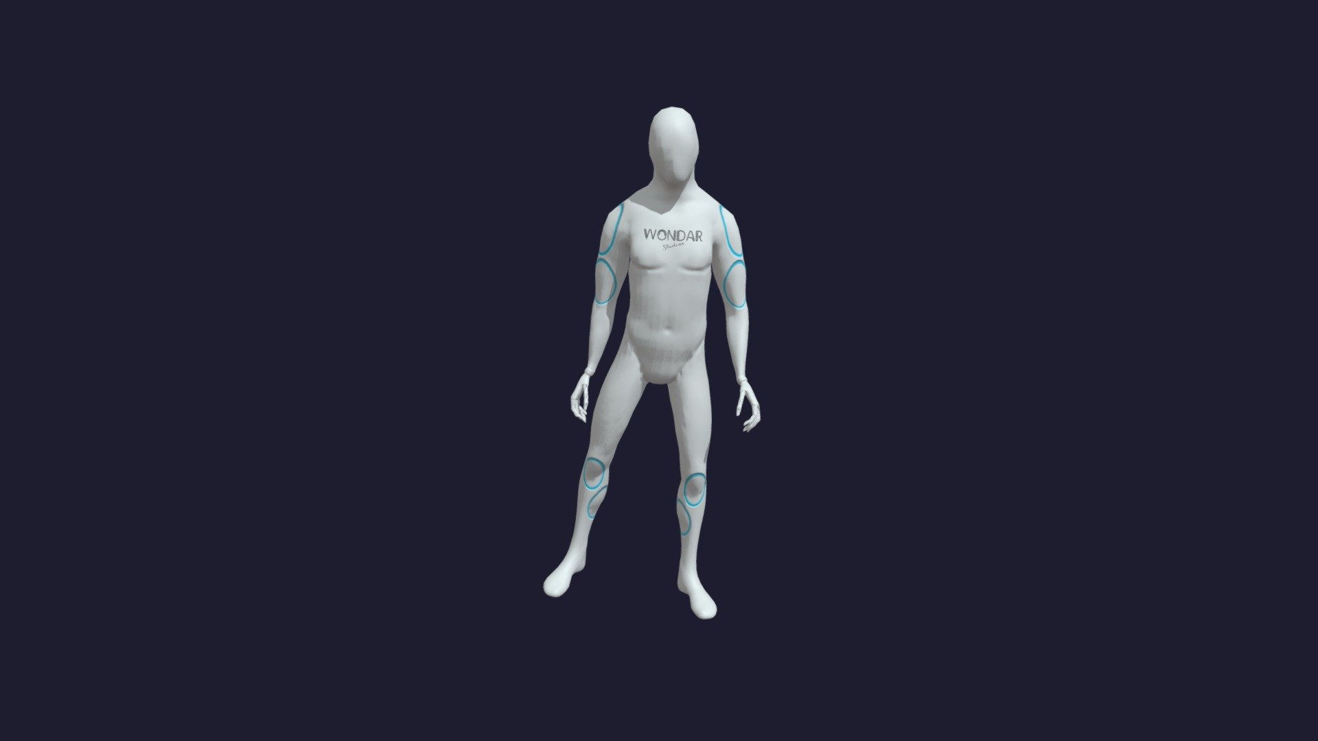Limping walk — Sketchfab embed 3D viewer