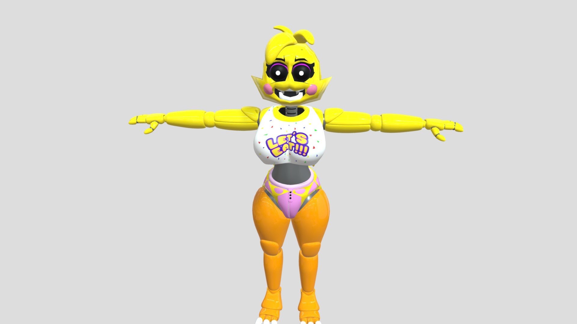 Toy_chica_blender Download Free 3D model by AndyBy2002 [99623b2