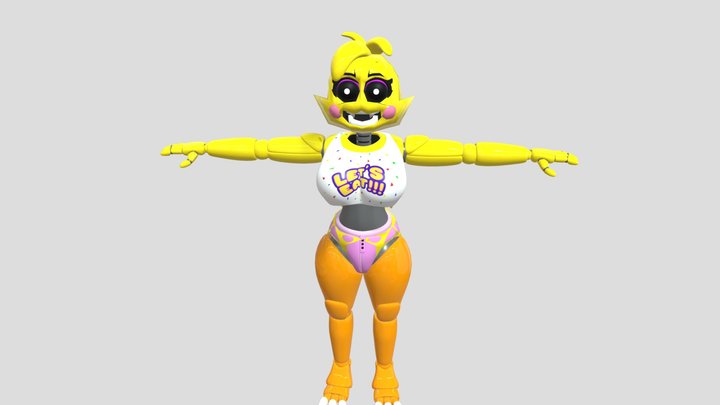 Toy_chica_blender 3D Model