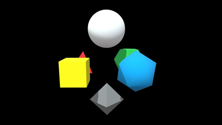 Regular Polyhedron 3D Model