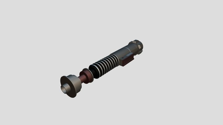 Luke's Lightsaber 3D Model