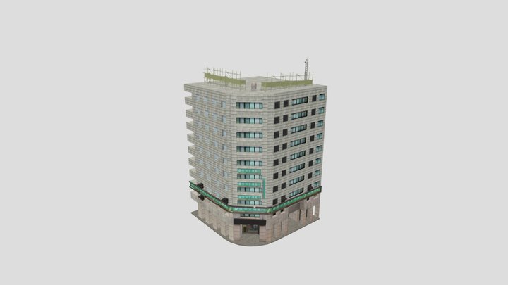 KLBuildingAreaD_D0002模組化建築06 3D Model